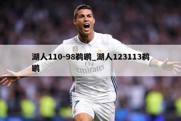 湖人110-98鹈鹕_湖人123113鹈鹕